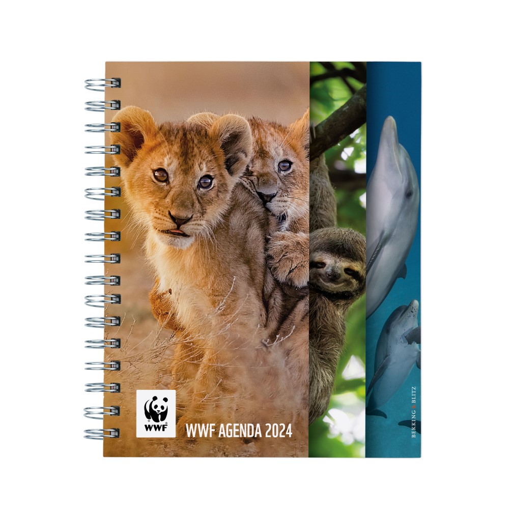 Plantbare bureaukalender met WWF logo  WWF webshop