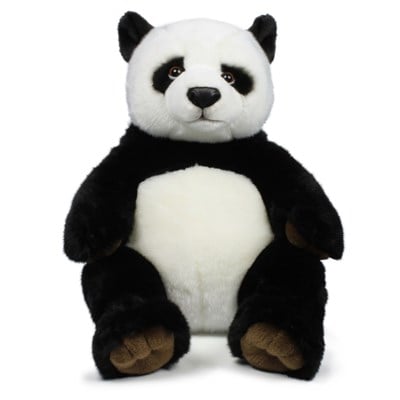 grijnzend Gemengd Voorman Knuffel panda kopen 22 cm | WWF | Steun ons werk