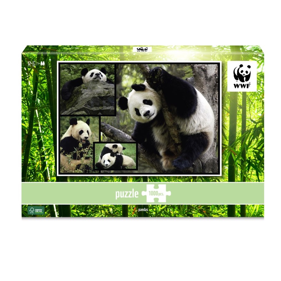 Poort Onbekwaamheid Voorverkoop Puzzel 1000 stukjes Panda | WWF | Steun ons